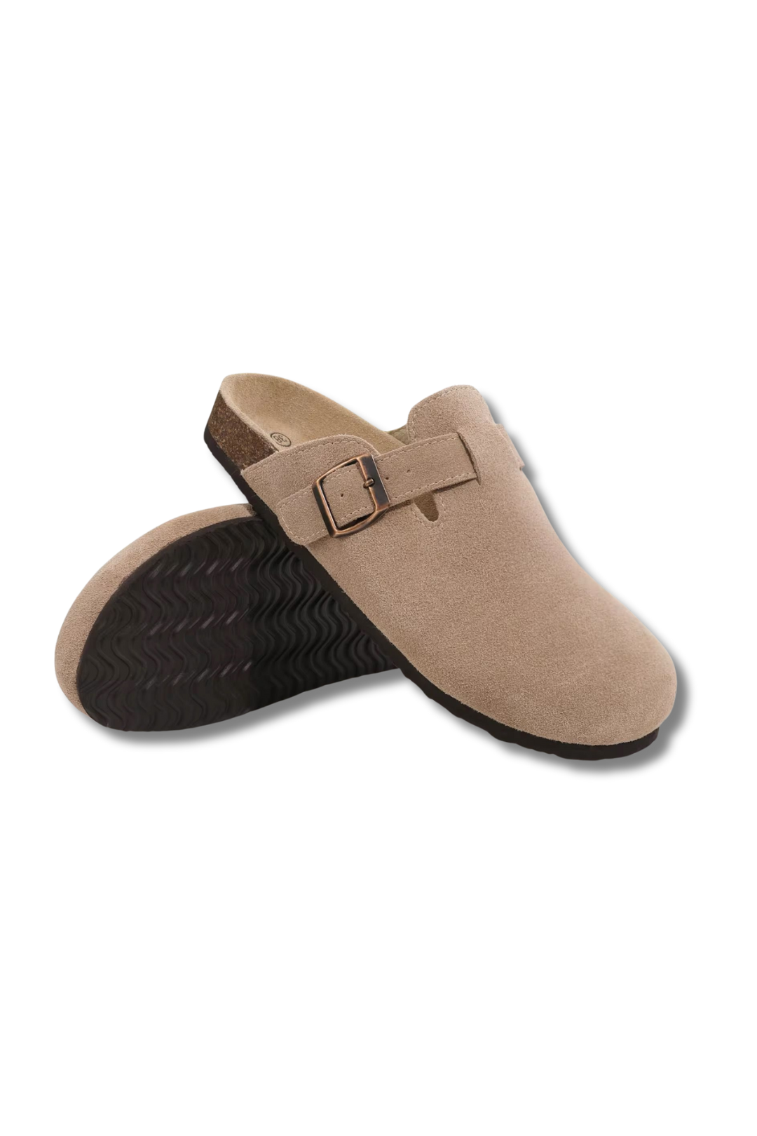 SHEVAL – Cork Vegan Suede Clogs UNISEX Size. 36-46
